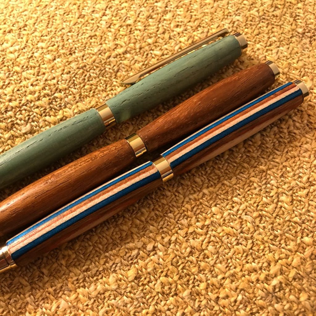 wood-turned-pens